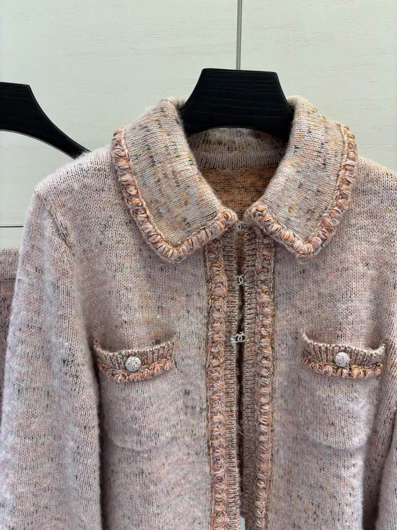 Chanel Women's Cashmere Cardigan Skirt coat C62315