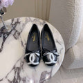 Chanel Women's Classic second-hand Kang Peng shoes flat shoes C93451 - Euro 35=US 4 - View 1
