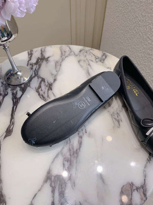 Chanel Women's Classic second-hand Kang Peng shoes flat shoes C93451 - Euro 35=US 4 - View 8