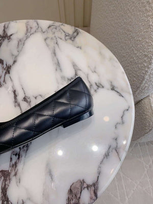 Chanel Women's Classic second-hand Kang Peng shoes flat shoes C93452 - Euro 35=US 4 - View 7