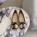 Chanel Women's Classic second-hand Kang Peng shoes flat shoes C93454 - Euro 35=US 4 - View 1