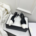 Chanel Women's Classic Slingback Ballet Flats Shoes C93319 - Euro 35=US 4 - View 1