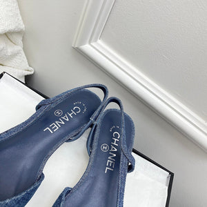 Chanel Women's Classic Slingback Ballet Flats Shoes C93321 - Euro 35=US 4 - View 3