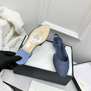 Chanel Women's Classic Slingback Ballet Flats Shoes C93321 - Euro 35=US 4 - View 5