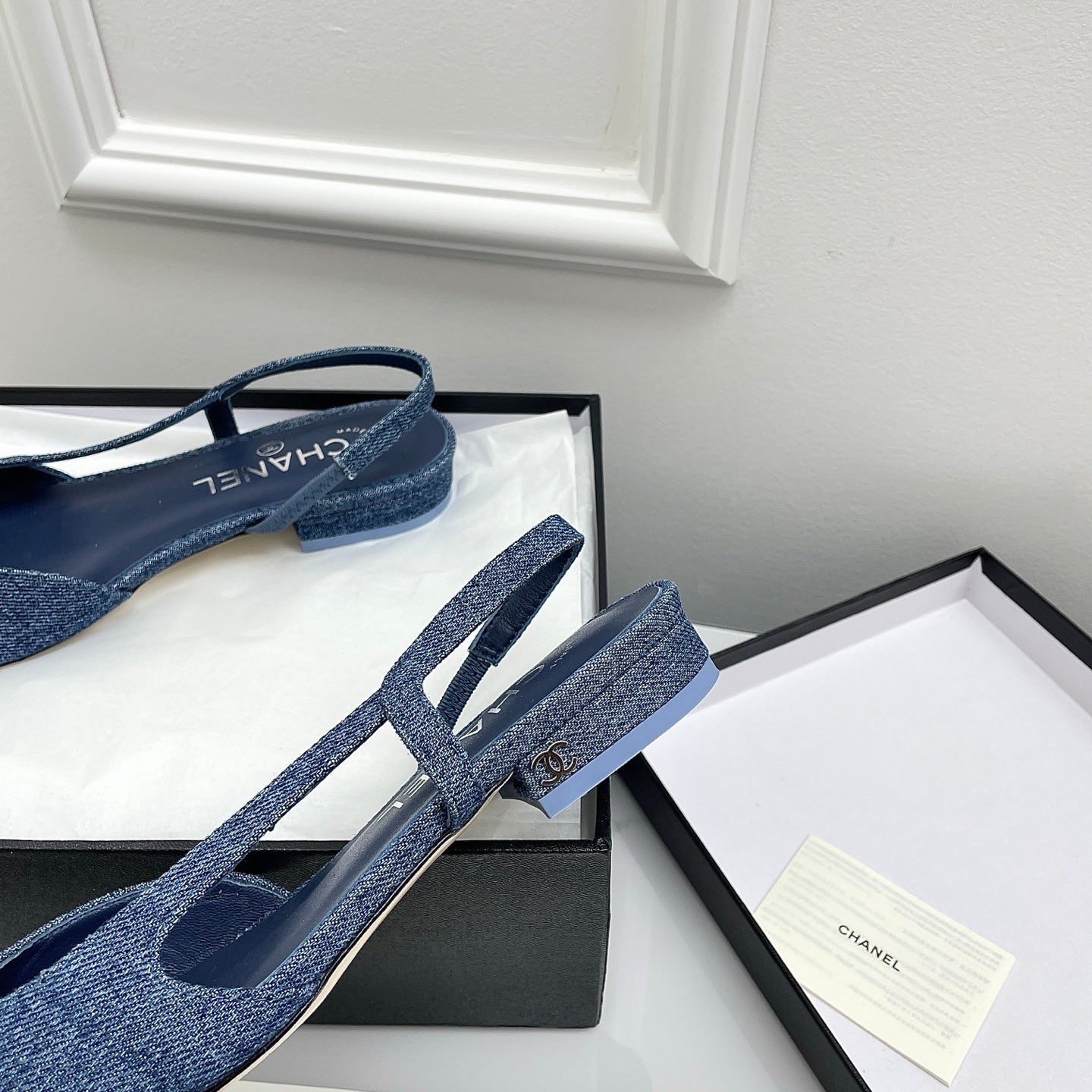 Chanel Women's Classic Slingback Ballet Flats Shoes C93321 - Euro 35=US 4 - View 6