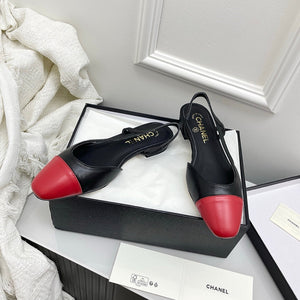 Chanel Women's Classic Slingback Ballet Flats Shoes C93322 - Euro 35=US 4 - View 4