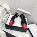 Chanel Women's Classic Slingback Ballet Flats Shoes C93322 - Euro 35=US 4 - View 1
