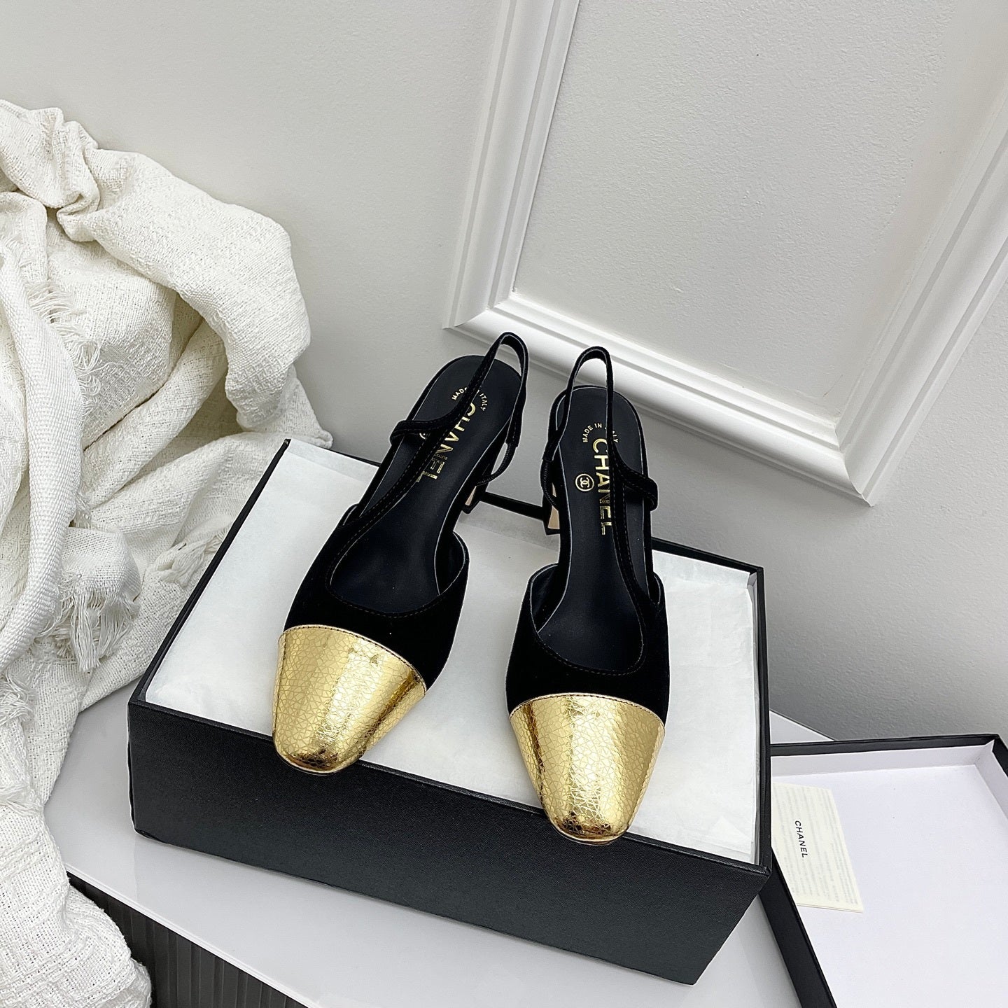 Chanel Women's Classic Slingback Ballet Shoes 6.5 cm C93311 - Euro 35=US 4 - View 2