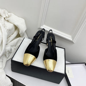 Chanel Women's Classic Slingback Ballet Shoes 6.5 cm C93311 - Euro 35=US 4 - View 2