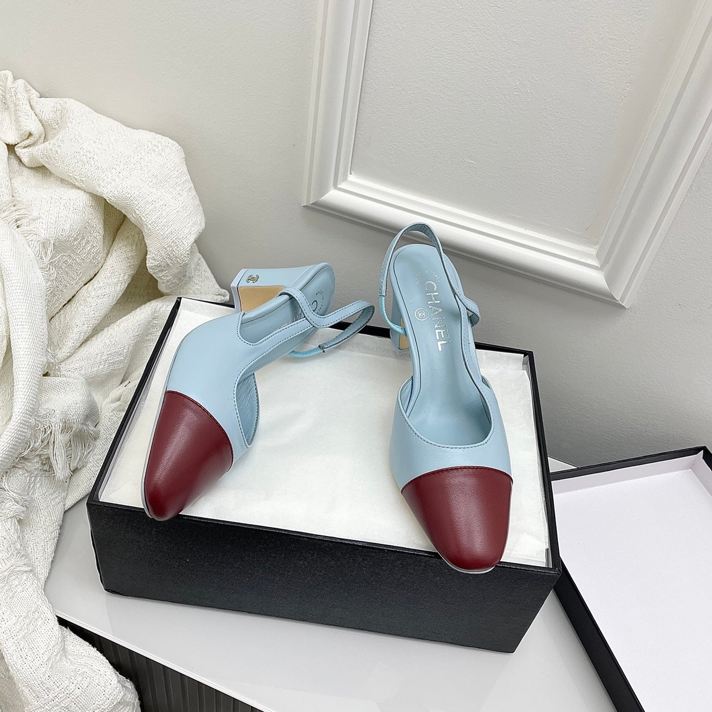 Chanel Women's Classic Slingback Ballet Shoes 6.5 cm C93312 - Euro 35=US 4 - View 1