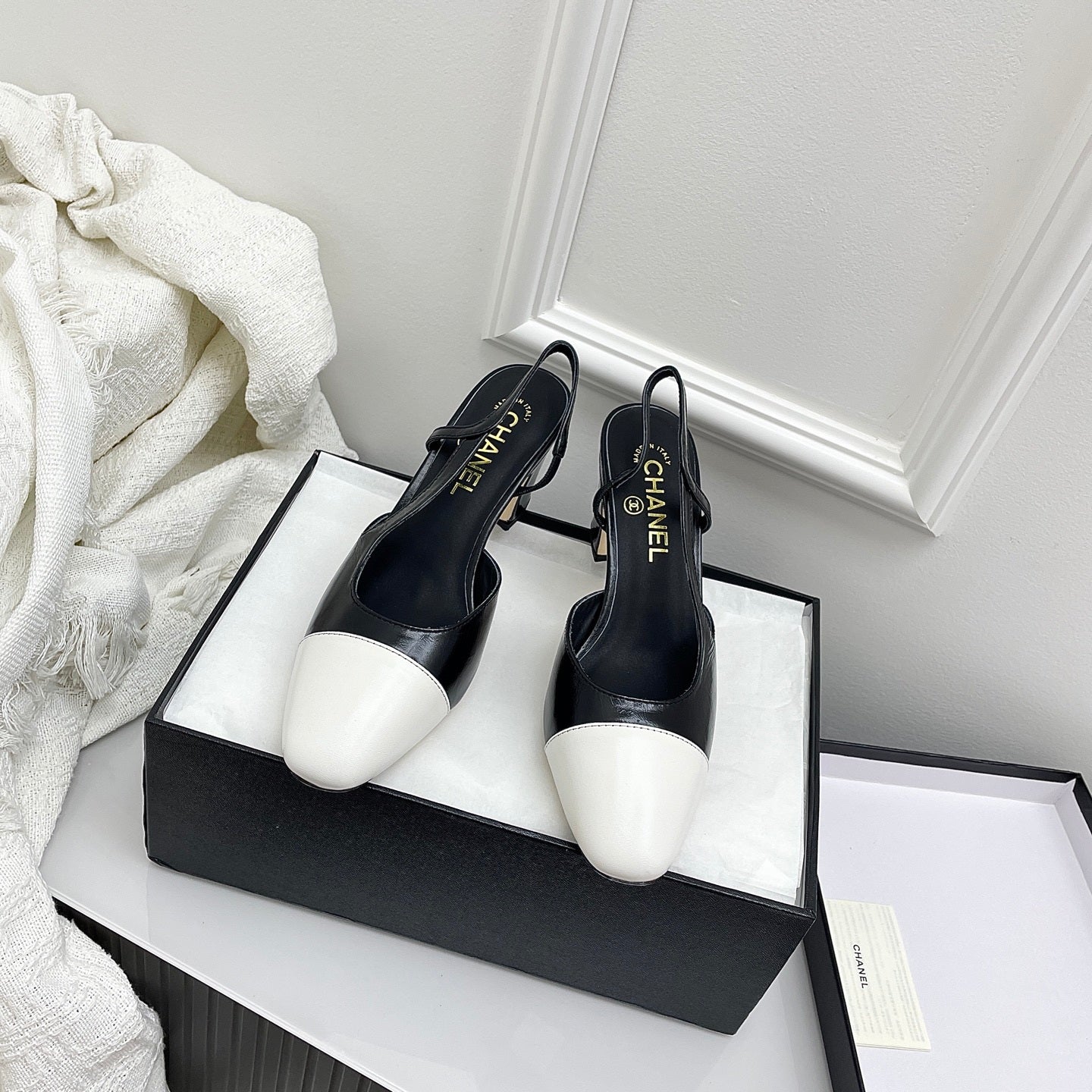 Chanel Women's Classic Slingback Ballet Shoes 6.5 cm C93313 - Euro 35=US 4 - View 2