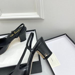 Chanel Women's Classic Slingback Ballet Shoes 6.5 cm C93313 - Euro 35=US 4 - View 6