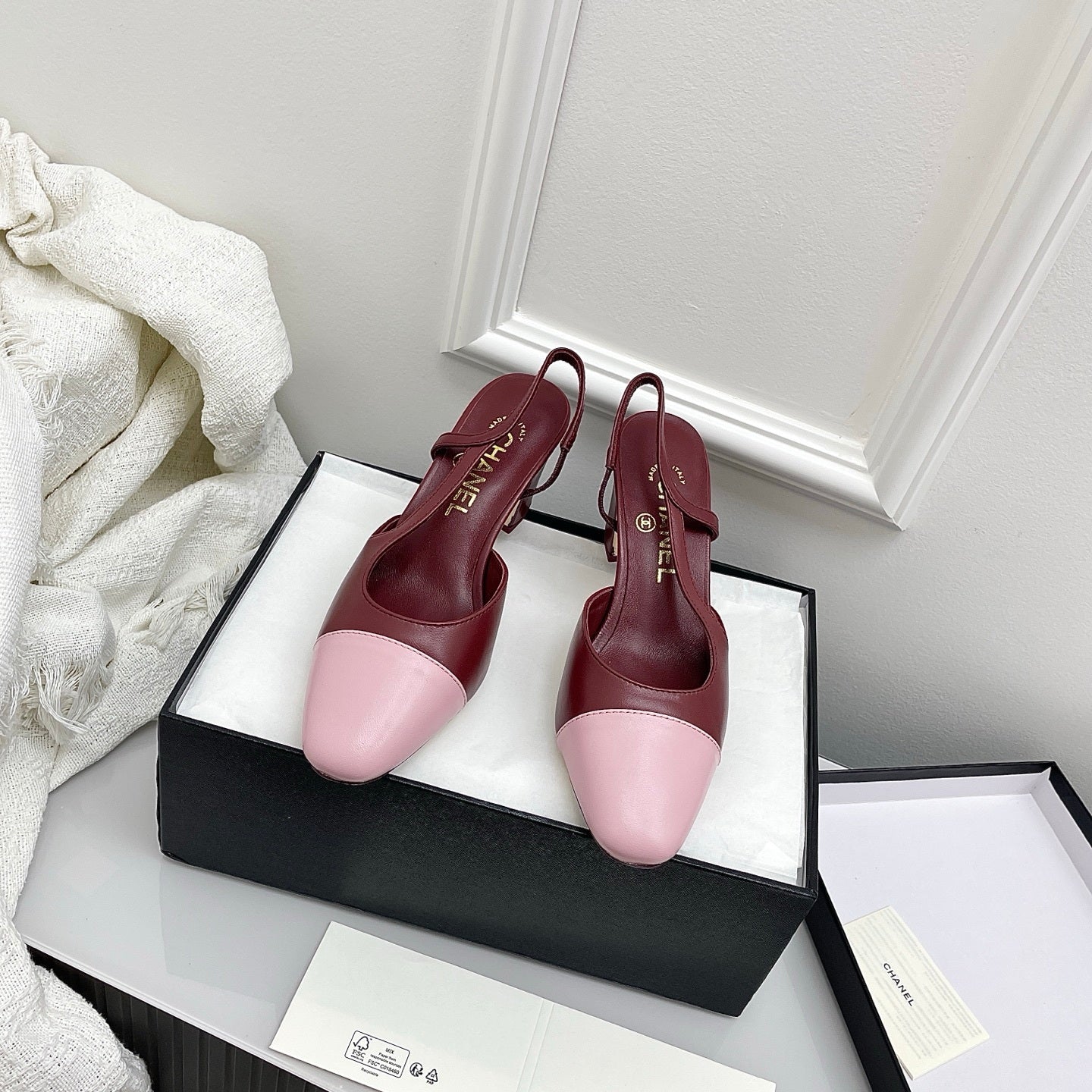 Chanel Women's Classic Slingback Ballet Shoes 6.5 cm C93314 - Euro 35=US 4 - View 2