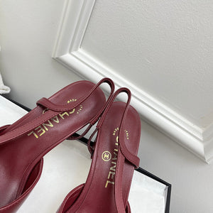 Chanel Women's Classic Slingback Ballet Shoes 6.5 cm C93314 - Euro 35=US 4 - View 3