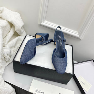 Chanel Women's Classic Slingback Ballet Shoes 6.5 cm C93315 - Euro 35=US 4 - View 1