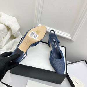 Chanel Women's Classic Slingback Ballet Shoes 6.5 cm C93315 - Euro 35=US 4 - View 5