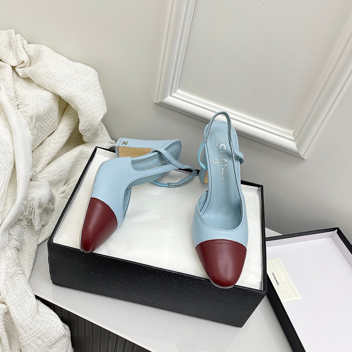 Chanel Women's Classic Slingback Ballet Shoes 9.5 cm C93306 - Euro 35=US 4 - View 4