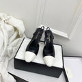 Chanel Women's Classic Slingback Ballet Shoes 9.5 cm C93307 - Euro 35=US 4 - View 1