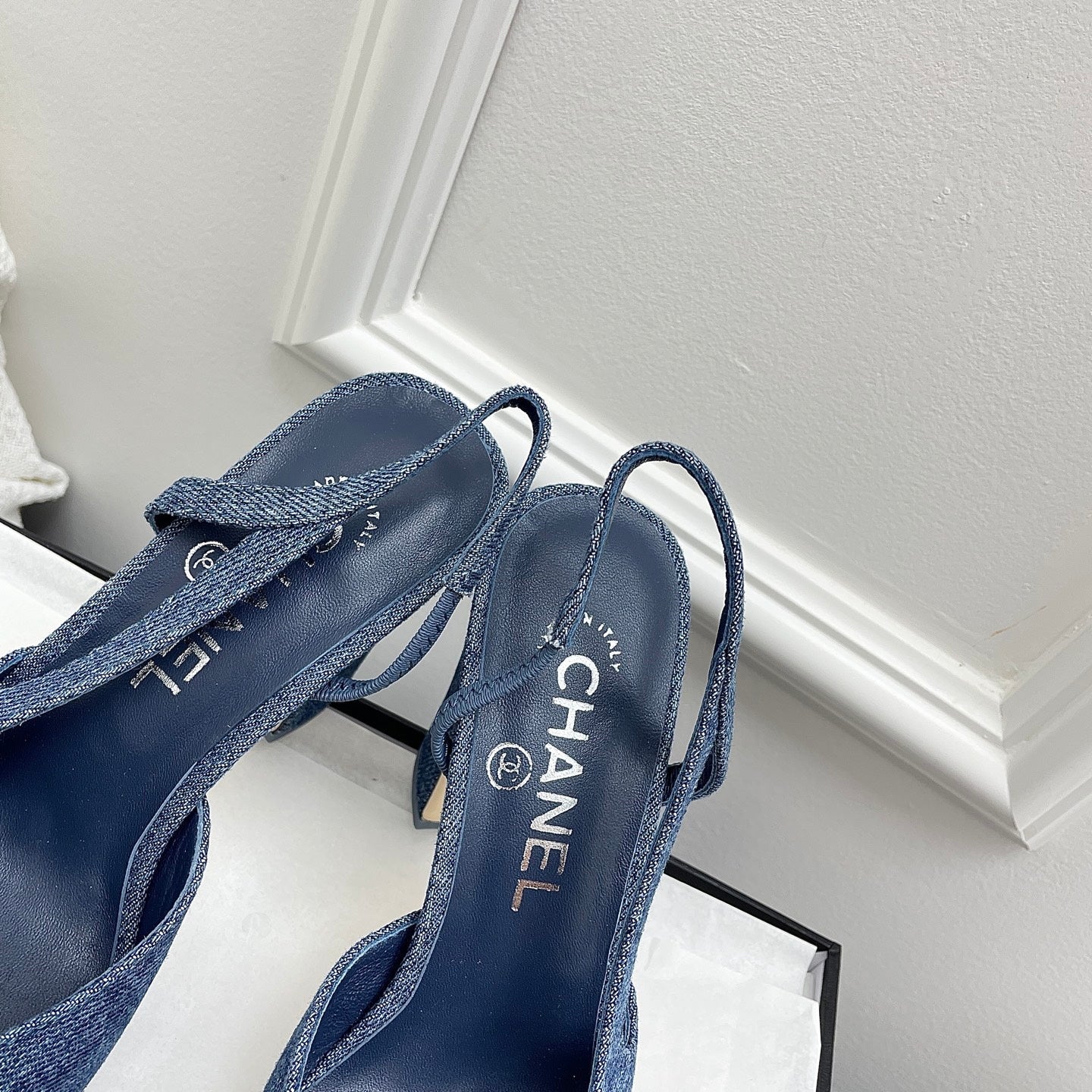 Chanel Women's Classic Slingback Ballet Shoes 9.5 cm C93309 - Euro 35=US 4 - View 2