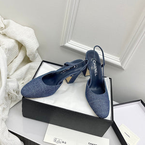 Chanel Women's Classic Slingback Ballet Shoes 9.5 cm C93309 - Euro 35=US 4 - View 3