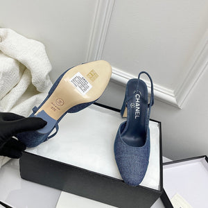 Chanel Women's Classic Slingback Ballet Shoes 9.5 cm C93309 - Euro 35=US 4 - View 5