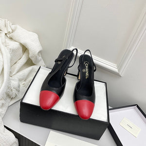 Chanel Women's Classic Slingback Ballet Shoes 9.5 cm C93310 - Euro 35=US 4 - View 1
