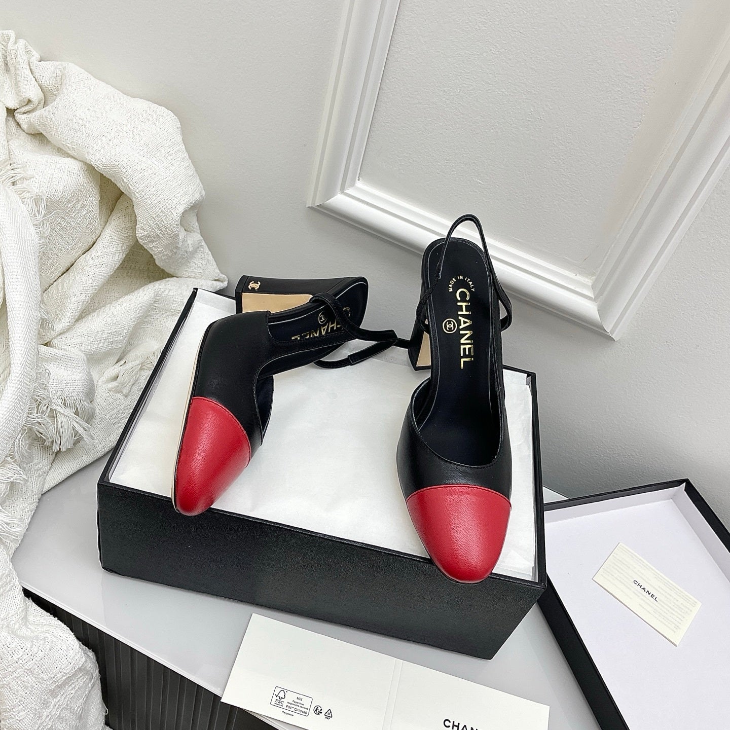 Chanel Women's Classic Slingback Ballet Shoes 9.5 cm C93310 - Euro 35=US 4 - View 4