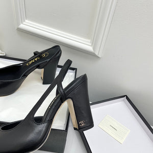 Chanel Women's Classic Slingback Ballet Shoes 9.5 cm C93310 - Euro 35=US 4 - View 6