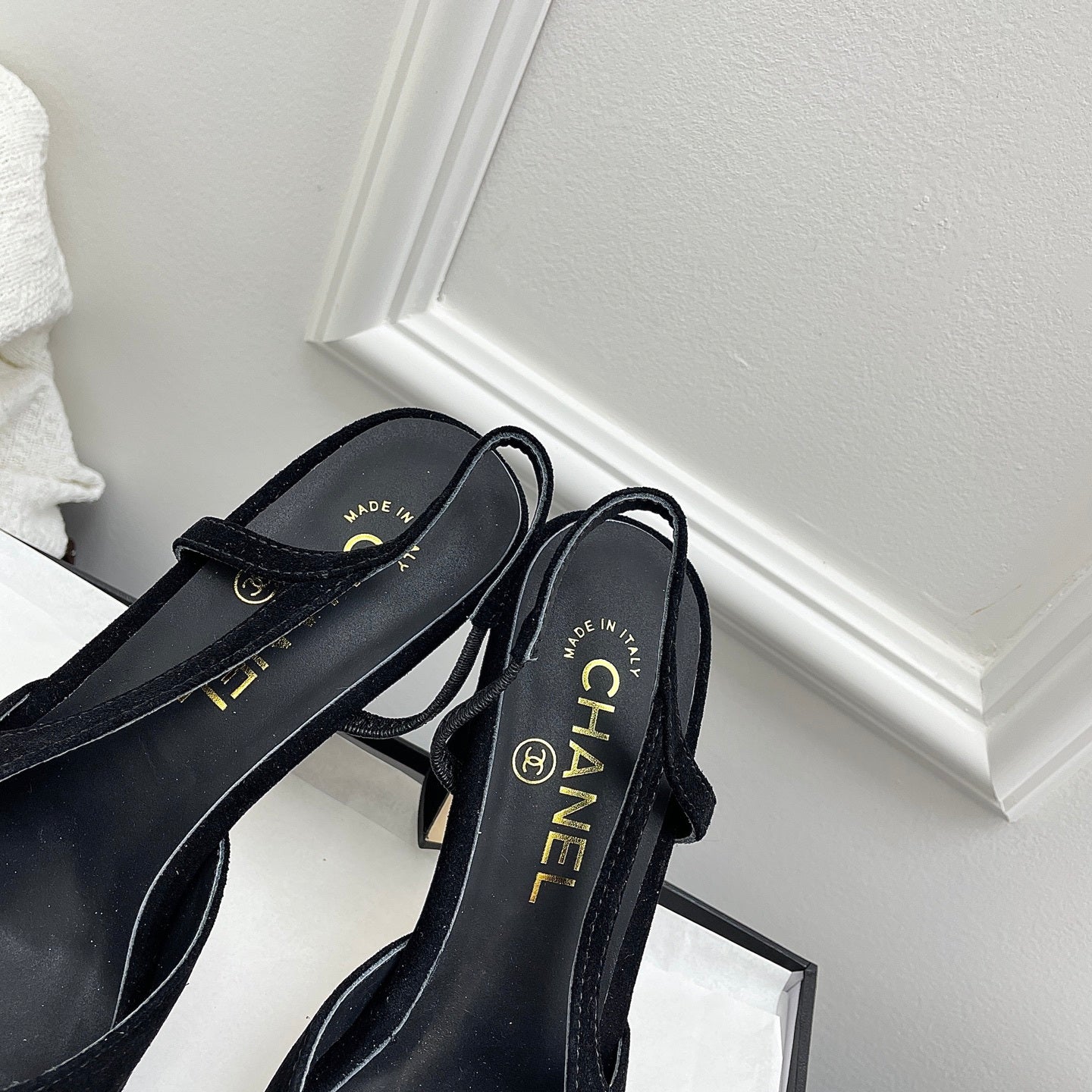 Chanel Women's Classic Slingback Ballet Shoes 9.5 cm C93305 - Euro 35=US 4 - View 2
