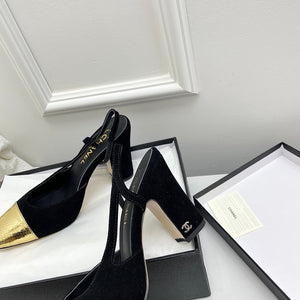 Chanel Women's Classic Slingback Ballet Shoes 9.5 cm C93305 - Euro 35=US 4 - View 6
