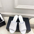 Chanel Women's Diamond-patterned Slippers 7.5cm C93345 - Euro 35=US 4 - View 1
