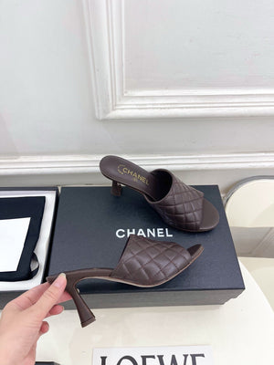 Chanel Women's Diamond-patterned Slippers 7.5cm C93347 - Euro 35=US 4 - View 4