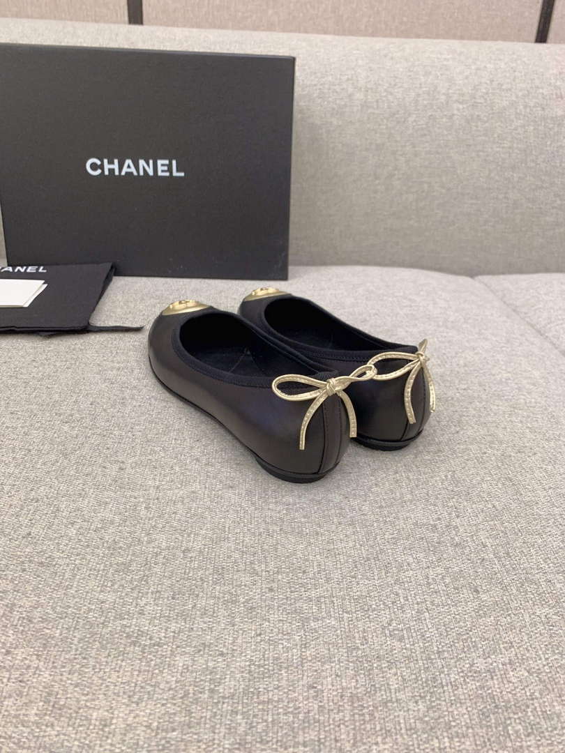Chanel Women's Fashion Ballet Flats C92313 - US 4=Euro 35 - View 4