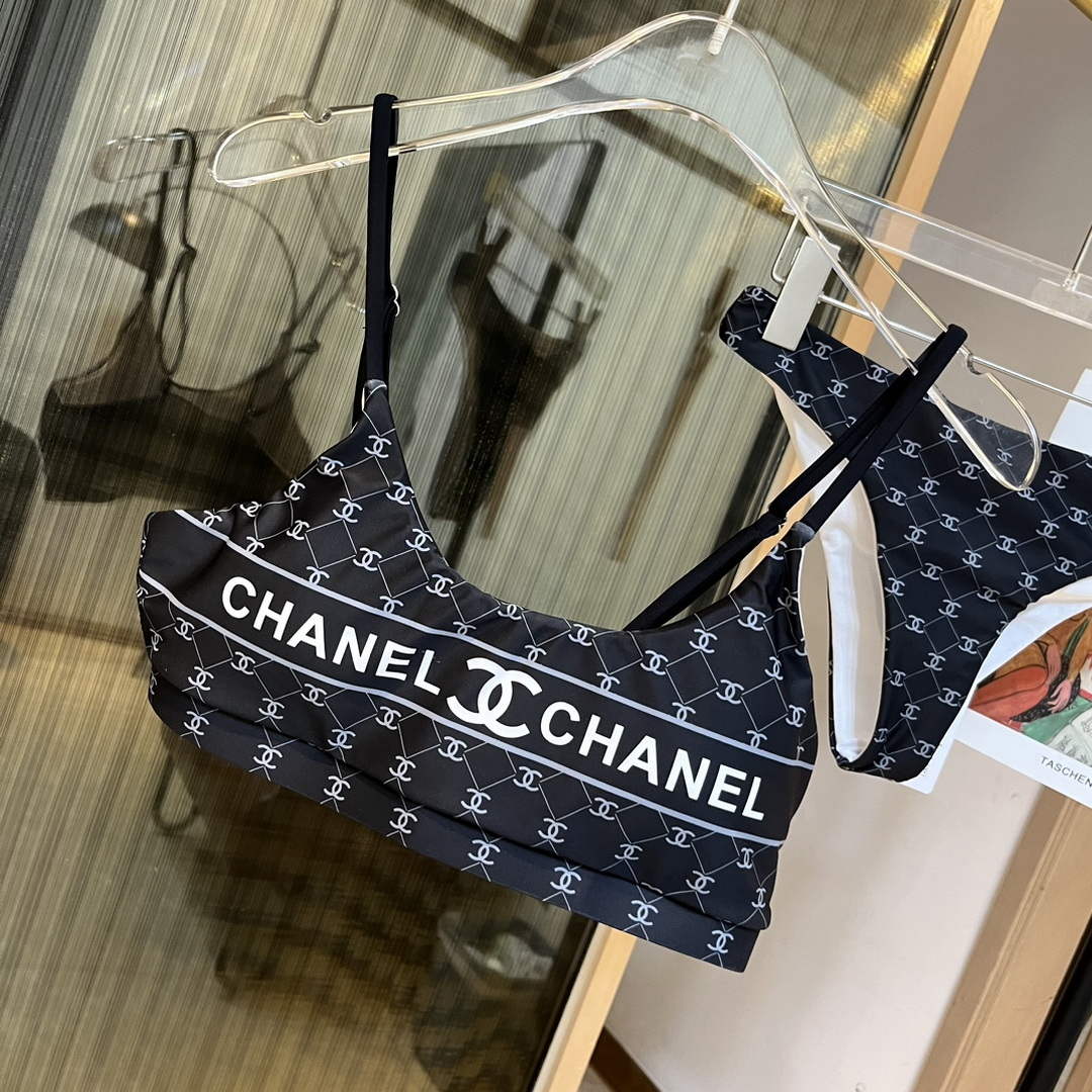 Chanel Women's Fashion Bikini Swimsuit Suit C65253