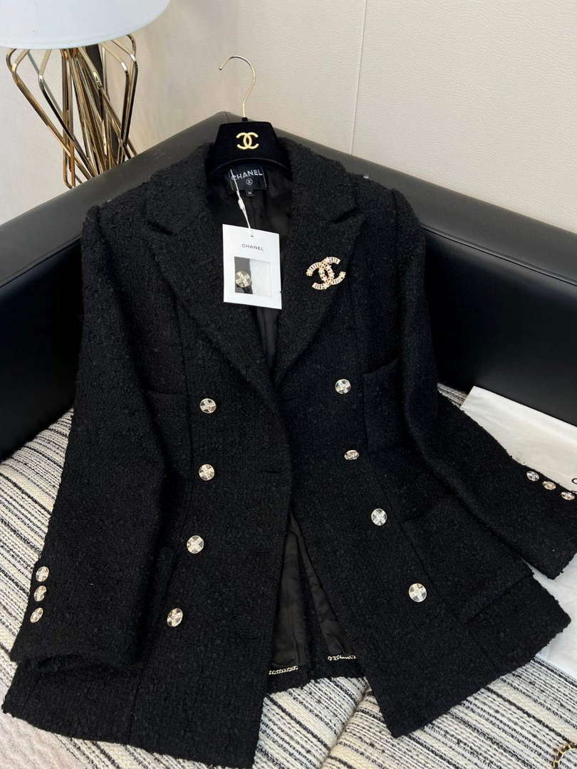 Chanel Women's Fashion Clothing Coat C58817