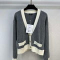 Chanel Women's Fashion Clothing Knitted sweaters C58832 - S - View 1