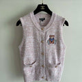 Chanel Women's Fashion Clothing Knitted Sweaters C58836 - S - View 1