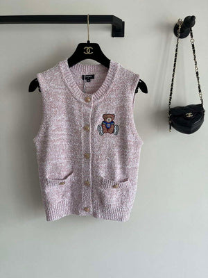 Chanel Women's Fashion Clothing Knitted Sweaters C58836 - S - View 2