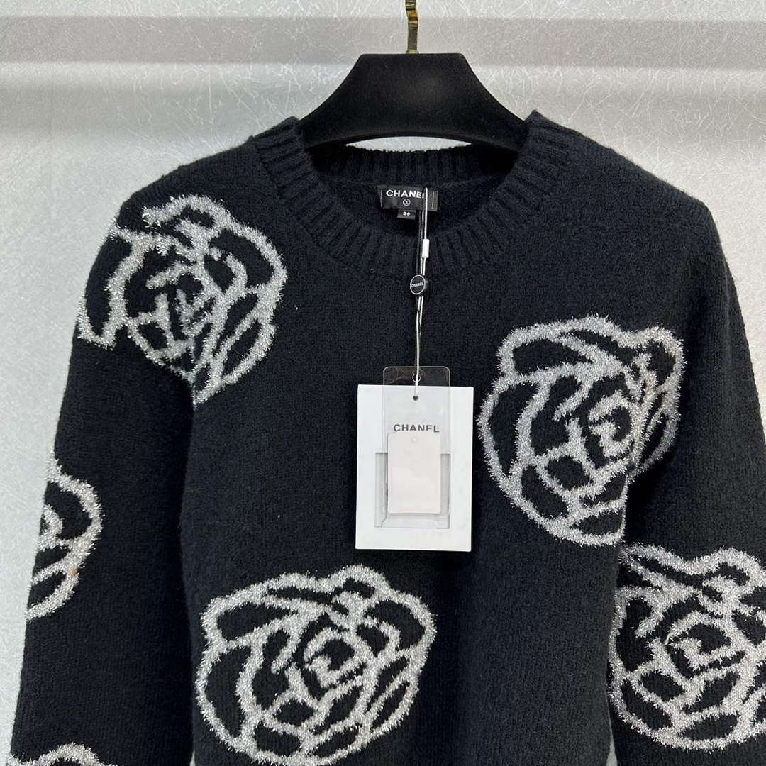 Chanel Women's Fashion Clothing Knitted Sweaters C58837