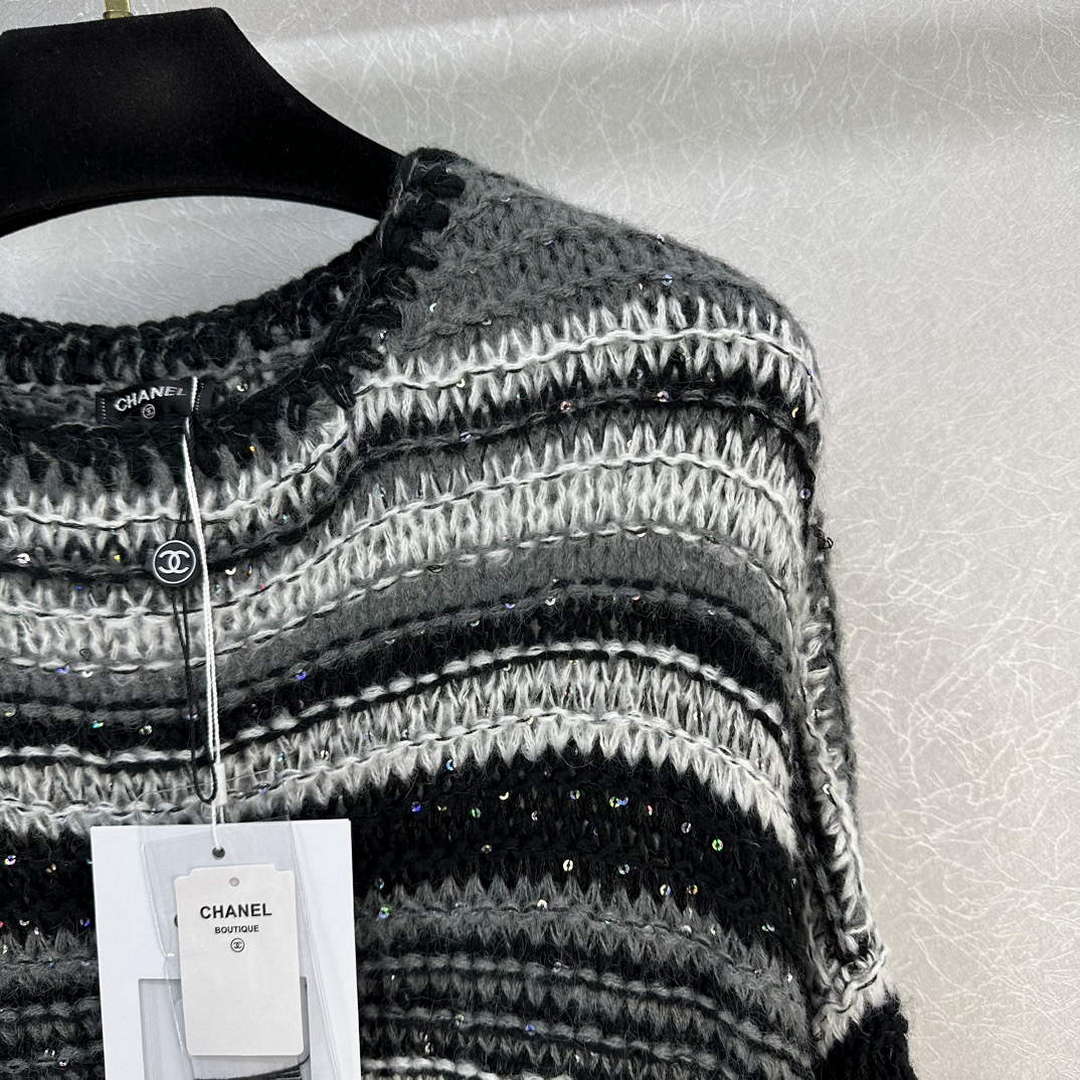Chanel Women's Fashion Clothing Knitted Sweaters C58838