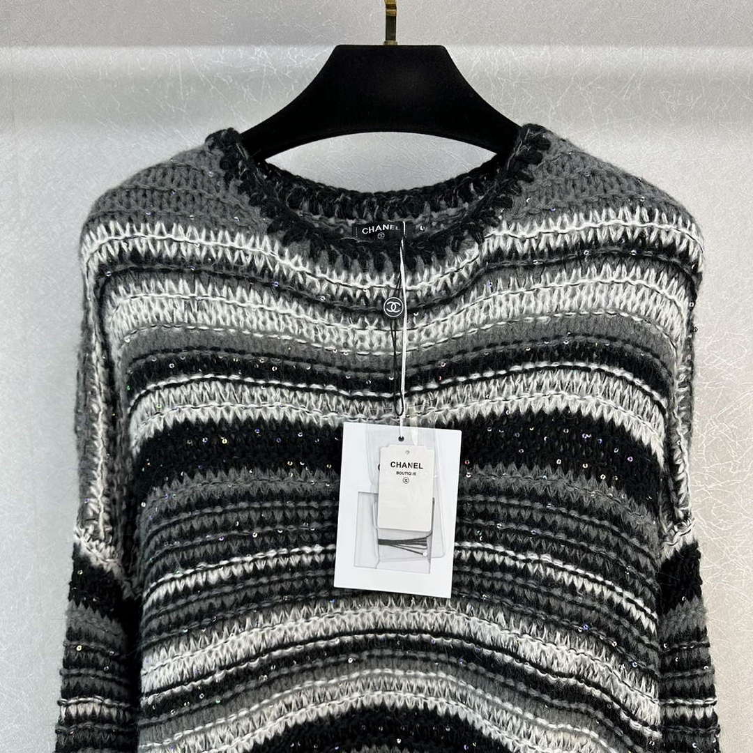 Chanel Women's Fashion Clothing Knitted Sweaters C58838