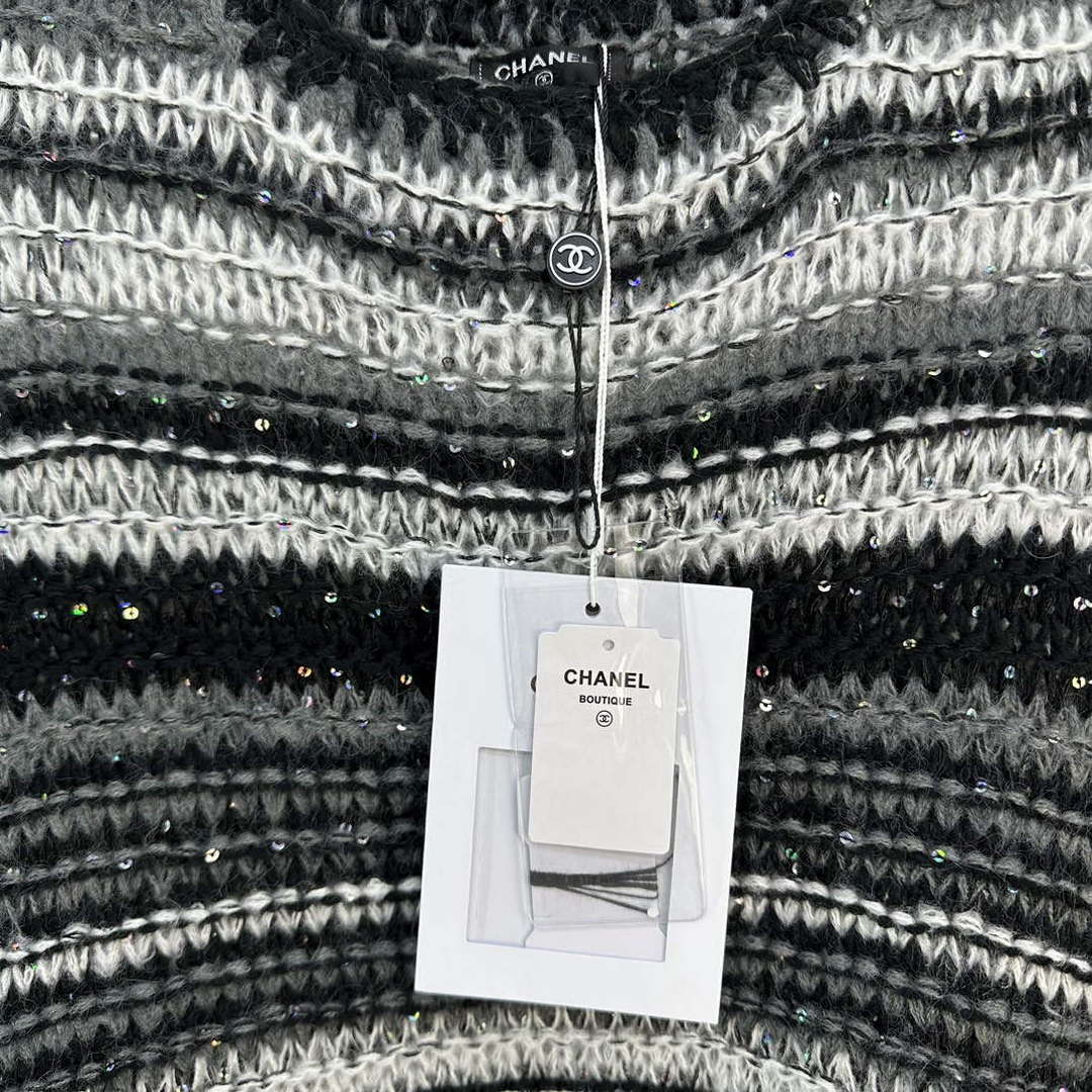 Chanel Women's Fashion Clothing Knitted Sweaters C58838