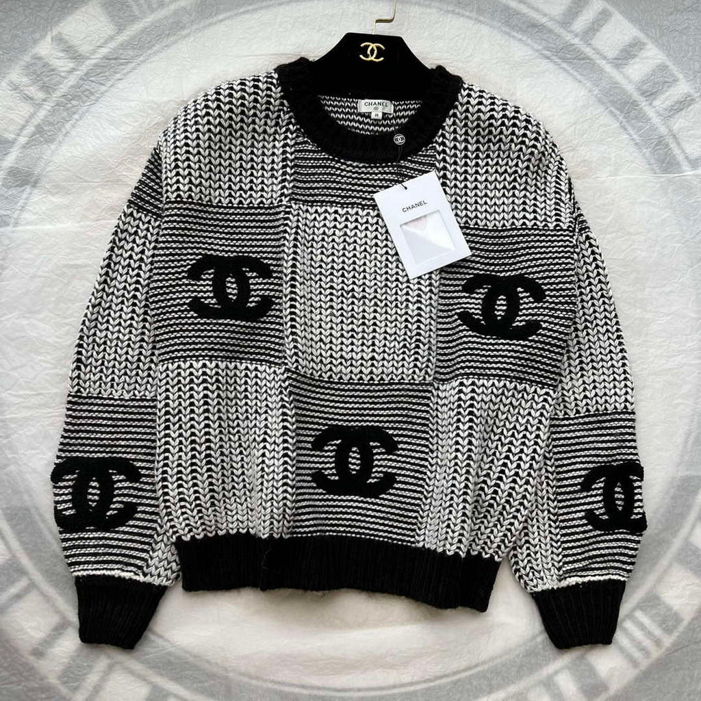 Chanel Women's Fashion Clothing Knitted Sweaters C58842