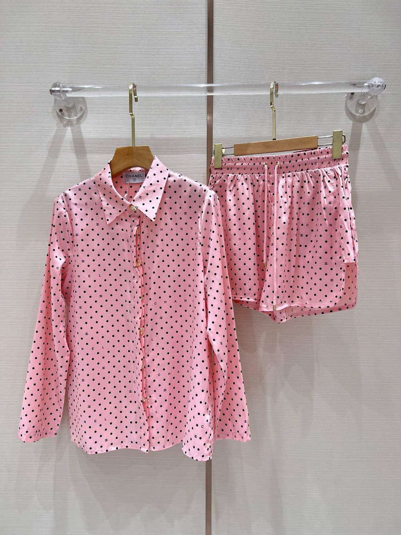 Chanel Women's Fashion Clothing Light luxury shirt set C88536
