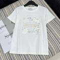 Chanel Women's Fashion Cotton T-shirt C81024 - white / S - View 1