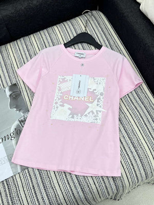 Chanel Women's Fashion Cotton T-shirt C81024 - white / S - View 9