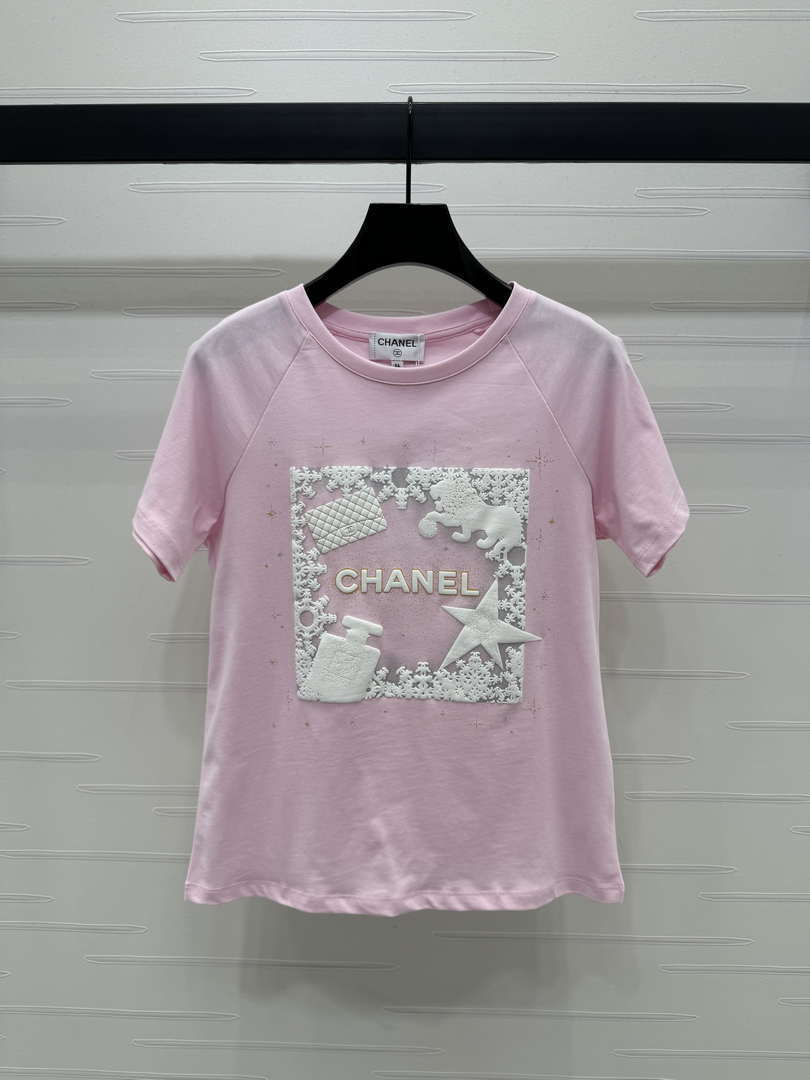 Chanel Women's Fashion Cotton T-shirt C81025