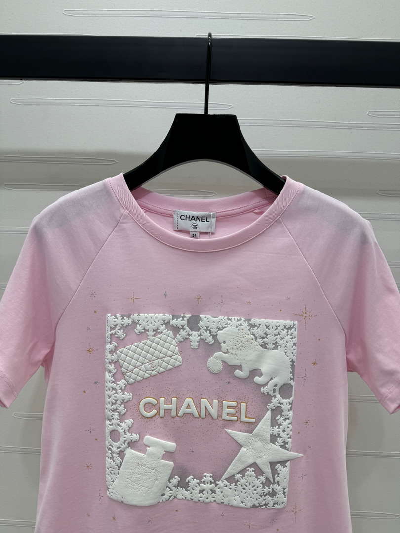 Chanel Women's Fashion Cotton T-shirt C81025