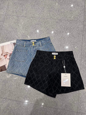 Chanel Women's Fashion Denim shorts C58802 - S - View 2
