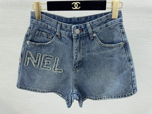 Chanel Women's Fashion Denim shorts C58804 - S - View 1